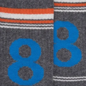 Enfant Doré Doré Chaussettes^Chaussettes fantaisie en coton Numéro 8 - Gris