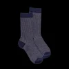 Enfant Doré Doré Chaussettes^Chaussettes fantaisie motifs triangles - Bleu