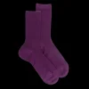 Femme Doré Doré Chaussettes^Chaussettes femme à côtes en fil d'Écosse -