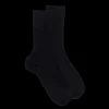 Femme Doré Doré Chaussettes^Chaussettes femme à côtes en fil d'Écosse -