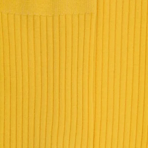 Femme Doré Doré Chaussettes^Chaussettes femme à côtes en fil d'Écosse -