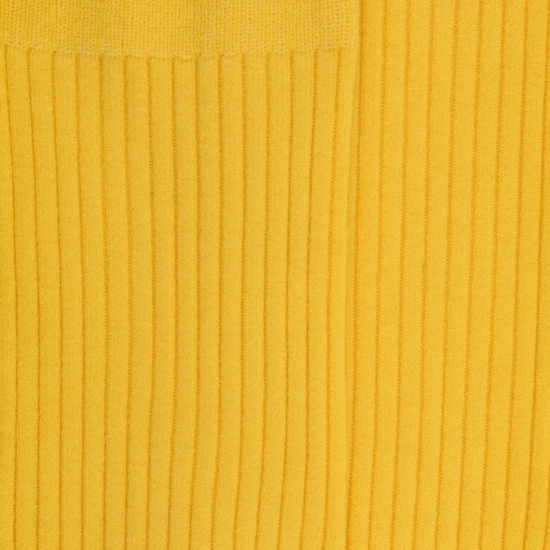 chaussettes_femme__ctes_e_1-4.webp Femme Doré Doré Chaussettes^Chaussettes femme à côtes en fil d'Écosse -