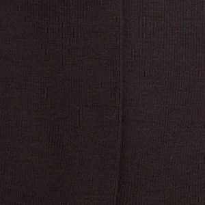 Femme Doré Doré Chaussettes^Chaussettes femme à côtes sans bord élastique en laine - Marron Chocolat