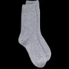 Femme Doré Doré Chaussettes^Chaussettes femme Douceur en laine mérinos et cachemire - Gris