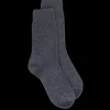 Femme Doré Doré Chaussettes^Chaussettes femme Douceur en laine mérinos et cachemire - Gris anthracite