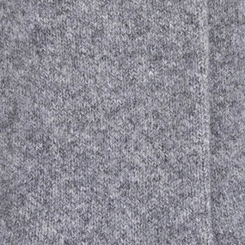 chaussettes_femme_douceur_1-1.webp Femme Doré Doré Chaussettes^Chaussettes femme Douceur en laine mérinos et cachemire - Gris