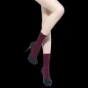 Femme Doré Doré Chaussettes^Chaussettes femme en coton ultra fin et polyamide - Aubergine