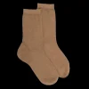 Femme Doré Doré Chaussettes^Chaussettes femme en laine avec transparence -