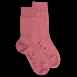 Femme Doré Doré Chaussettes^Chaussettes femme en laine et coton - Rose Jouy