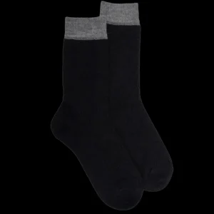 Femme Doré Doré Chaussettes^Chaussettes femme en laine ajouré -