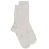 Femme Doré Doré Chaussettes^Chaussettes femme fines en coton égyptien - Blanc
