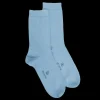 Femme Doré Doré Chaussettes^Chaussettes femme fines Soft Coton à bord souple - Gris connemara