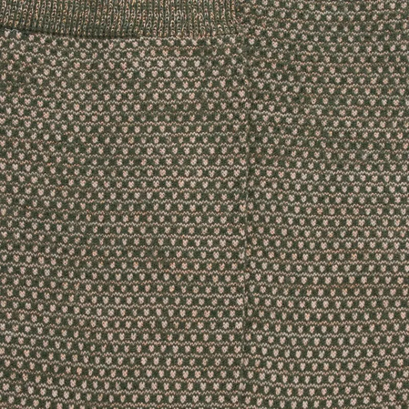 chaussettes_femme_laine_a_1-1.webp Femme Doré Doré Chaussettes^Chaussettes femme laine avec micro pois effet brillant - Vert cyprès