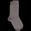 Femme Doré Doré Chaussettes^Chaussettes femme tendresse angora - Brun fourmi