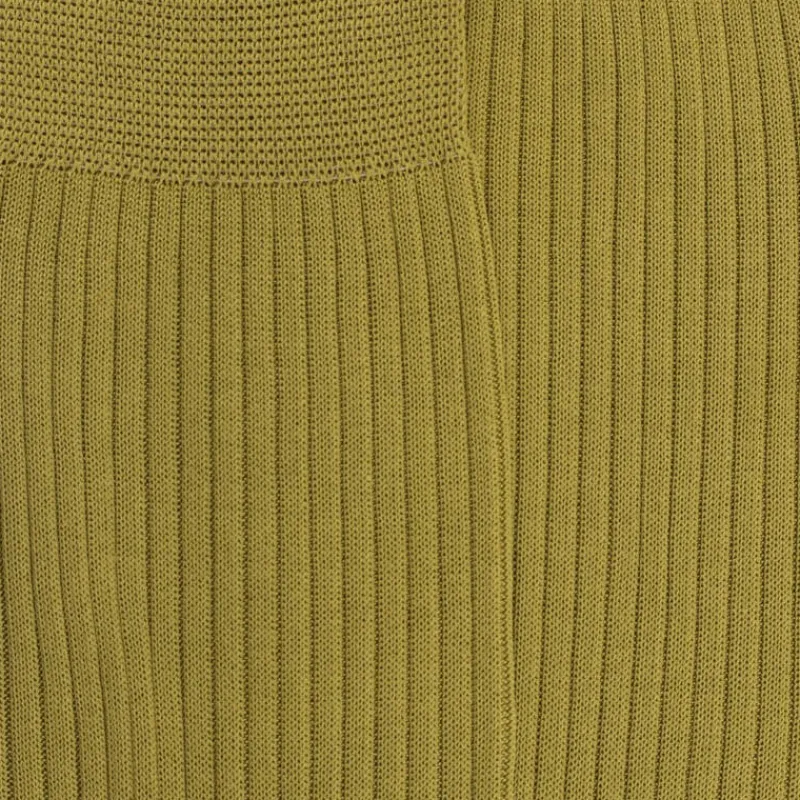 chaussettes_homme__ctes___1-3.webp Homme Doré Doré Chaussettes^Chaussettes homme à côtes 100% fil d'Écosse - Vert Absinthe