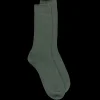Homme Doré Doré Chaussettes^Chaussettes homme à côtes en laine - Vert thuya