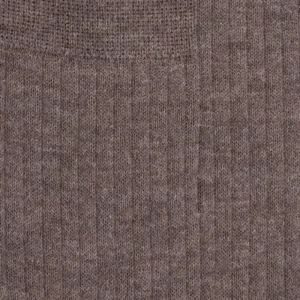 Homme Doré Doré Chaussettes^Chaussettes homme à côtes en laine - Brun loutre