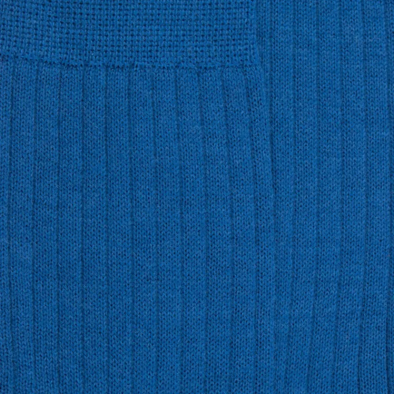 chaussettes_homme__ctes_e_1.webp Homme Doré Doré Chaussettes^Chaussettes homme à côtes en laine - Bleu Voilier