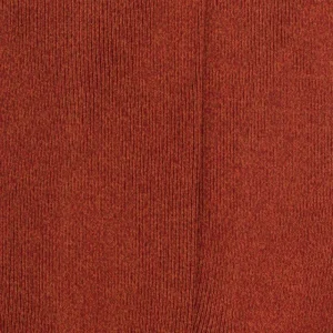 Homme Doré Doré Chaussettes^Chaussettes homme à côtes sans bord élastique en coton égyptien - Orange cognac