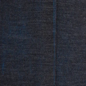 Homme Doré Doré Chaussettes^Chaussettes homme à côtes sans bord élastique en laine - Gris étain & bleu