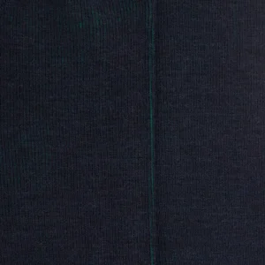 Homme Doré Doré Chaussettes^Chaussettes homme à côtes sans bord élastique en laine - Bleu corsaire