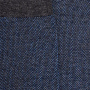 Homme Doré Doré Chaussettes^Chaussettes homme caviar en laine merinos - Gris étain & bleu