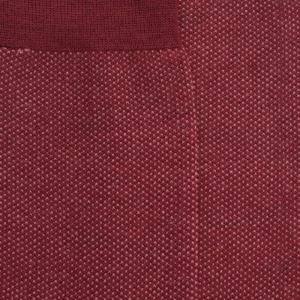 Homme Doré Doré Chaussettes^Chaussettes homme caviar en laine merinos - Rouge pommard & Rose Jouy