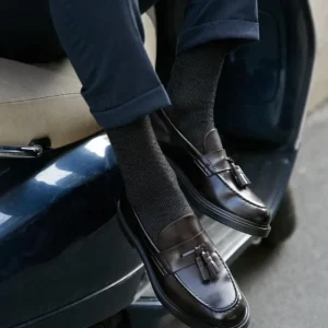 Homme Doré Doré Chaussettes^Chaussettes Homme Caviar en fil d'écosse -