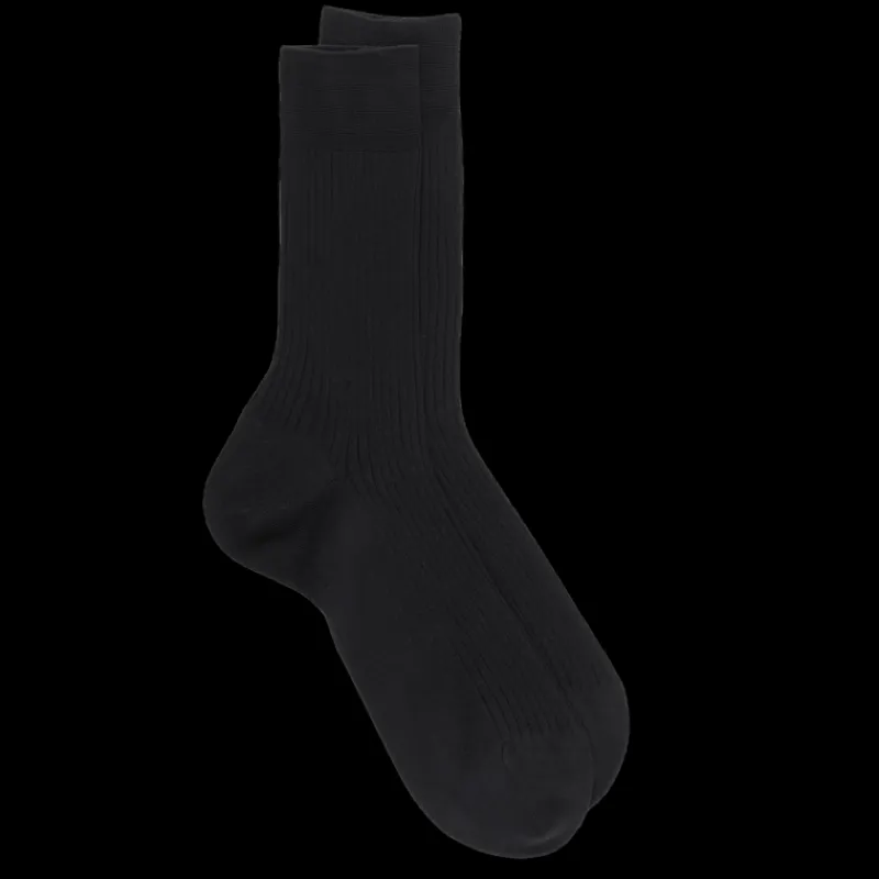 chaussettes_homme_cteles__0-14.webp Homme Doré Doré Chaussettes^Chaussettes Homme côtelées en pur fil d'Ecosse -