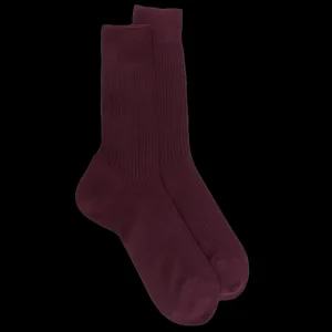 Homme Doré Doré Chaussettes^Chaussettes Homme côtelées en pur fil d'Ecosse -