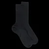Homme Doré Doré Chaussettes^Chaussettes homme en 100% laine fine mérinos côtelées -