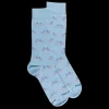 Homme Doré Doré Chaussettes^Chaussettes homme en coton à motifs vélos - Gris connemara