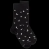 Homme Doré Doré Chaussettes^Chaussettes homme en coton à motif chiens -