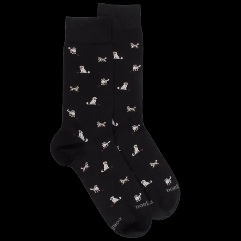 chaussettes_homme_en_coto_0-44.webp Homme Doré Doré Chaussettes^Chaussettes homme en coton à motif chiens -