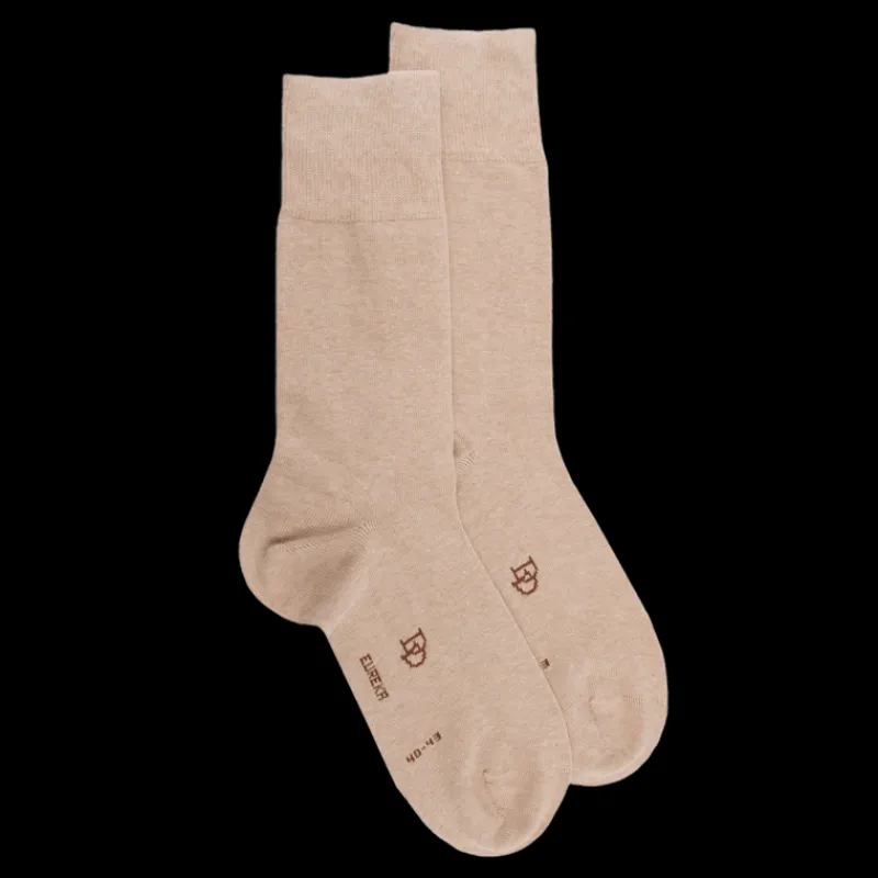 chaussettes_homme_en_coto_0-68.webp Homme Doré Doré Chaussettes^Chaussettes homme en coton égyptien - Beige Sable