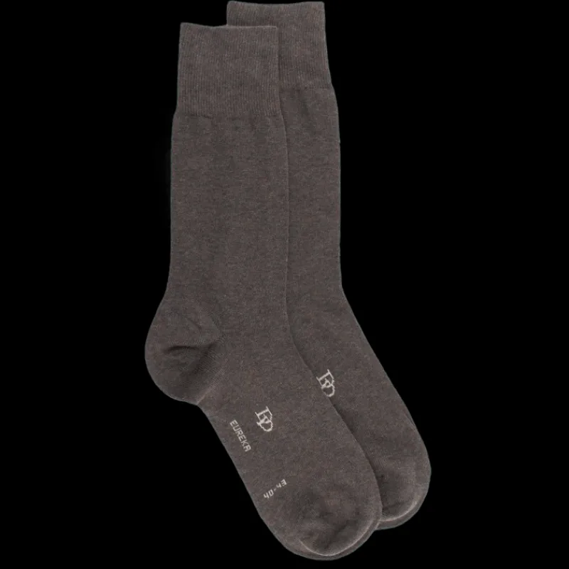 chaussettes_homme_en_coto_0-69.webp Homme Doré Doré Chaussettes^Chaussettes homme en coton égyptien - Marron tabac