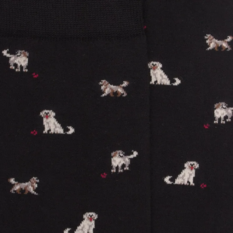 chaussettes_homme_en_coto_1-44.webp Homme Doré Doré Chaussettes^Chaussettes homme en coton à motif chiens -