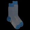 Homme Doré Doré Chaussettes^Chaussettes homme en fil d'Écosse renforcé à motifs caviar -