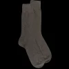 Homme Doré Doré Chaussettes^Chaussettes homme en laine et cachemire - foncé