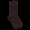 Homme Doré Doré Chaussettes^Chaussettes homme en laine et cachemire - Marron Chocolat