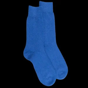 Homme Doré Doré Chaussettes^Chaussettes homme en laine et cachemire - Bleu France