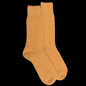 Homme Doré Doré Chaussettes^Chaussettes homme en laine et cachemire -