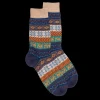 Homme Doré Doré Chaussettes^Chaussettes homme en laine à motif de Noël - Bleu Voilier