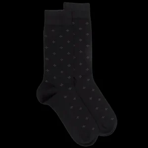 Homme Doré Doré Chaussettes^Chaussettes homme en laine à motif cravaterie -