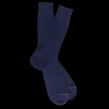 Homme Doré Doré Chaussettes^Chaussettes homme en laine mérinos extra fine - Bleu Caban
