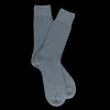 Homme Doré Doré Chaussettes^Chaussettes homme en laine et cachemire - Bleu Glacier
