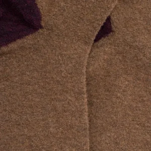 Homme Doré Doré Chaussettes^Chaussettes homme en laine polaire - Seigle & bordeaux