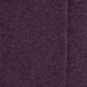 Homme Doré Doré Chaussettes^Chaussettes homme en laine et cachemire - Violet foncé