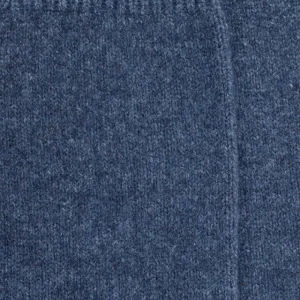 Homme Doré Doré Chaussettes^Chaussettes homme en laine et cachemire - Bleu jean