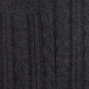Homme Doré Doré Chaussettes^Chaussettes homme en laine à motif torsadés - Gris anthracite